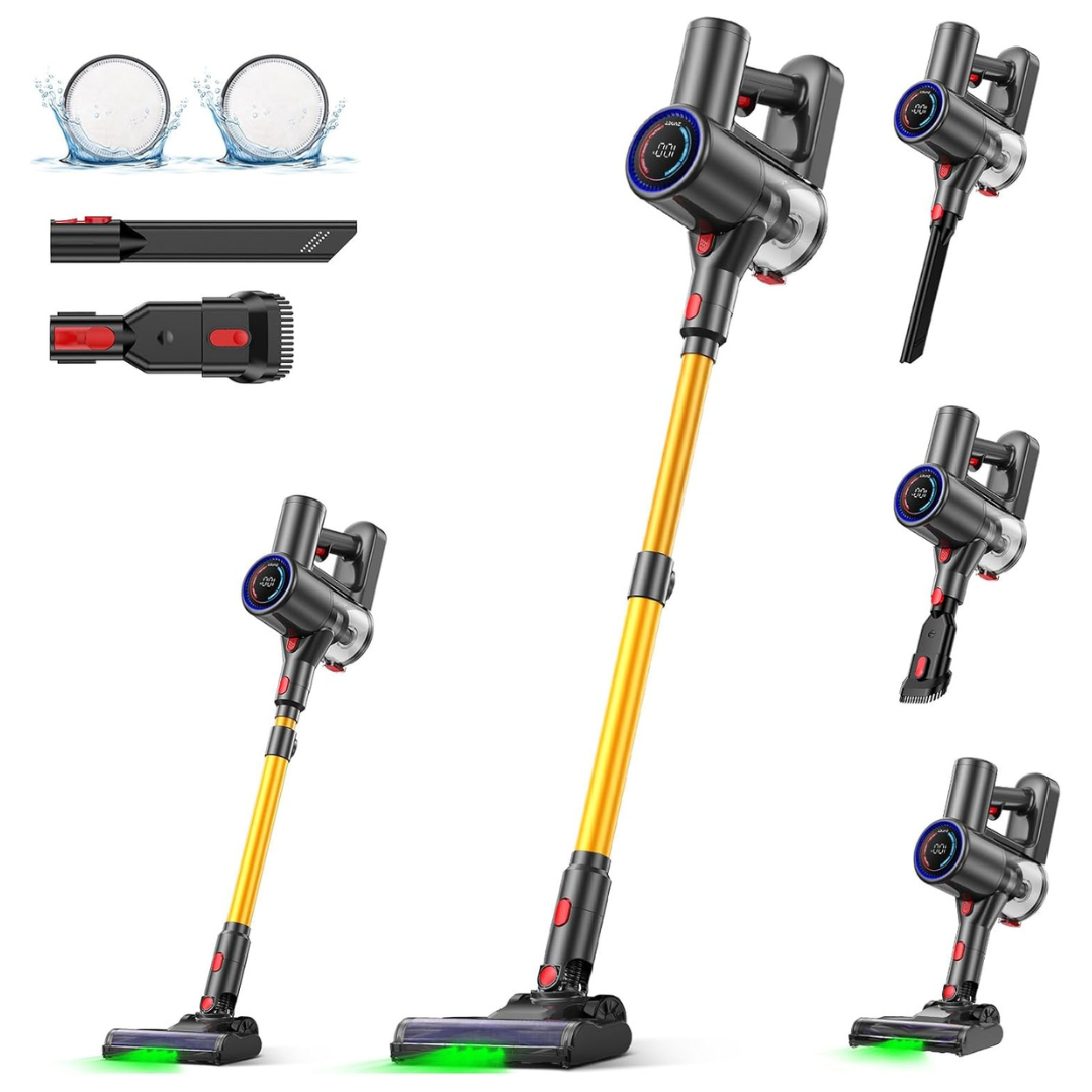 Zynet 40KPA Cordless LED Stick Vacuum Cleaner