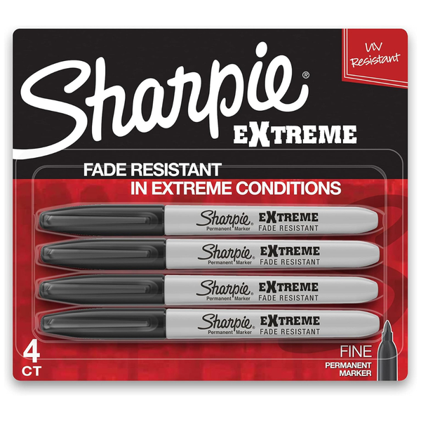 4-Count Sharpie Extreme Fine Tip Permanent Markers (Black)