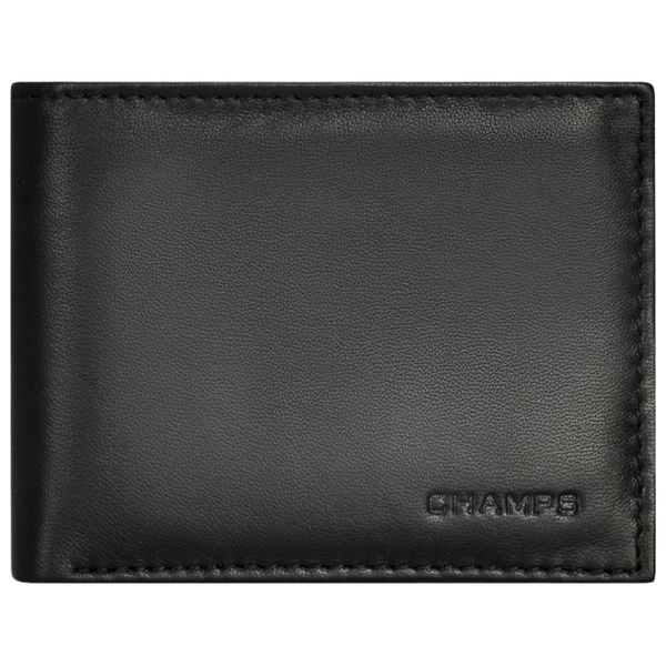 Champs Men's Classic Collection Leather Bi-Fold Wallet