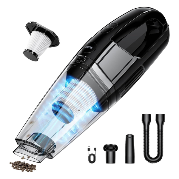 1.4Lbs Lightweight Cordless 8000Pa Strong Suction Vacuum