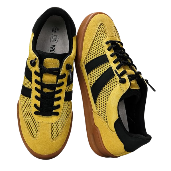 Women's Leather Memory Foam Insoles Lace-Up Casual Shoes