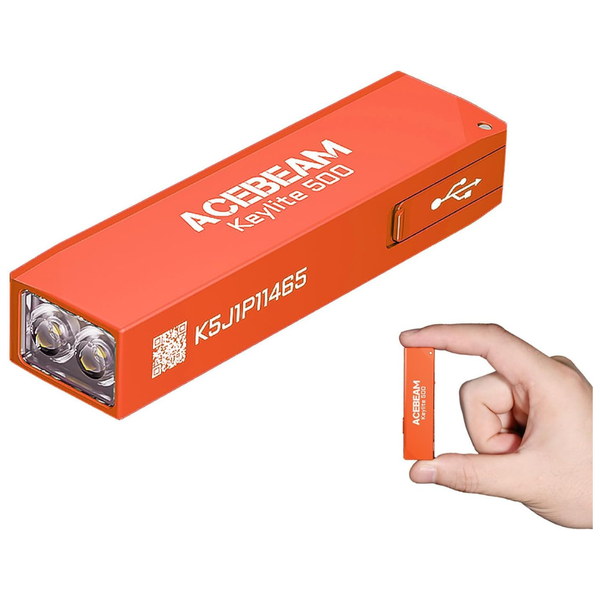 ACEBEAM Keylite 500 Rechargeable High Lumens Keychain Flashlight