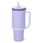 40 Oz Insulated Tumbler With Handle & Retractable Straw