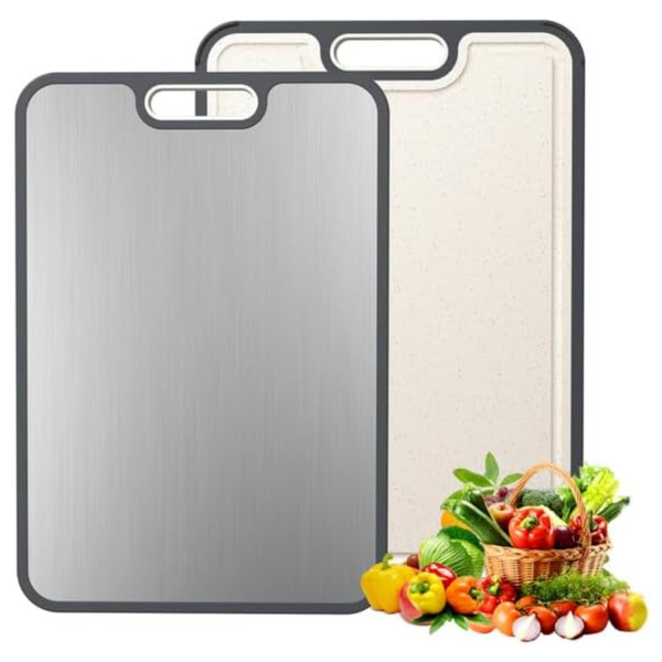 Titanium Cutting Board With Smooth Dual-Sided Surface