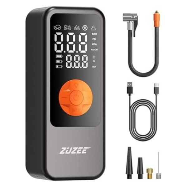 Zuzee Portable Tire Inflator 150 PSI Digital Air Compressor