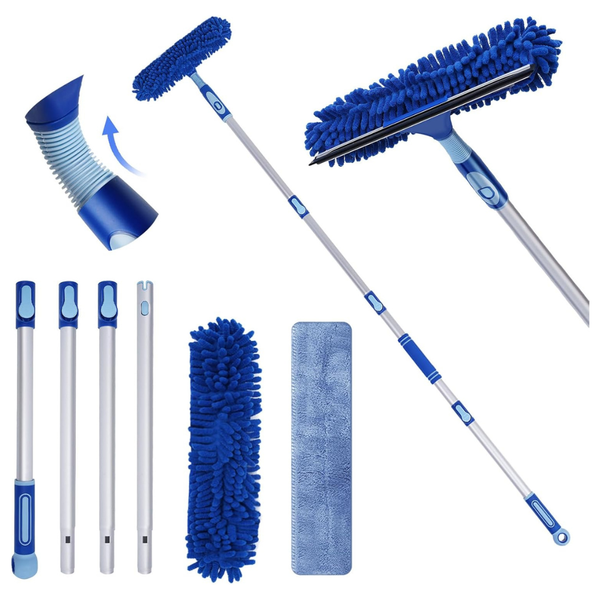 2-in-1 Rotatable Professional Window Squeegee Kit