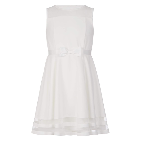 Calvin Klein Girls' Sleeveless Round Neck Fit & Flare Party Dress
