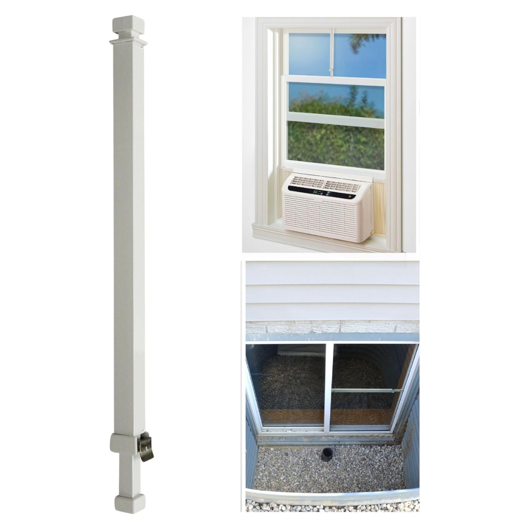 Sliding Window Security Bar With Child-Proof Lock