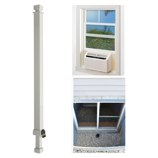 Sliding Window Security Bar With Child-Proof Lock