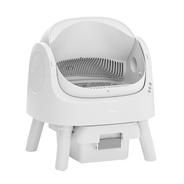 Automatic Self Cleaning Cat Litter Box With Liners And Mat Included