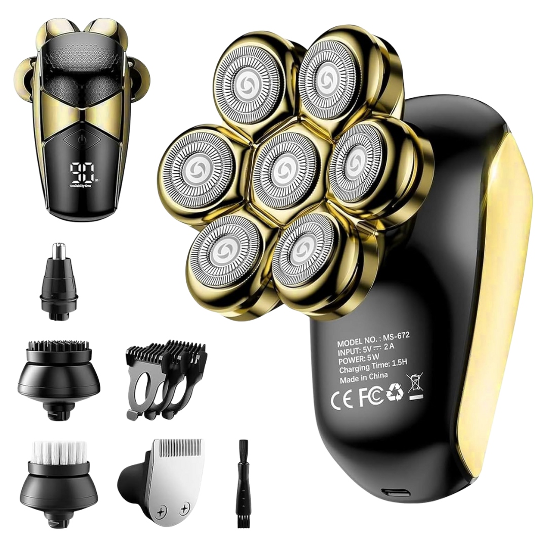 5-in-1 Mens Waterproof Electric Grooming Kit (3 Colors)