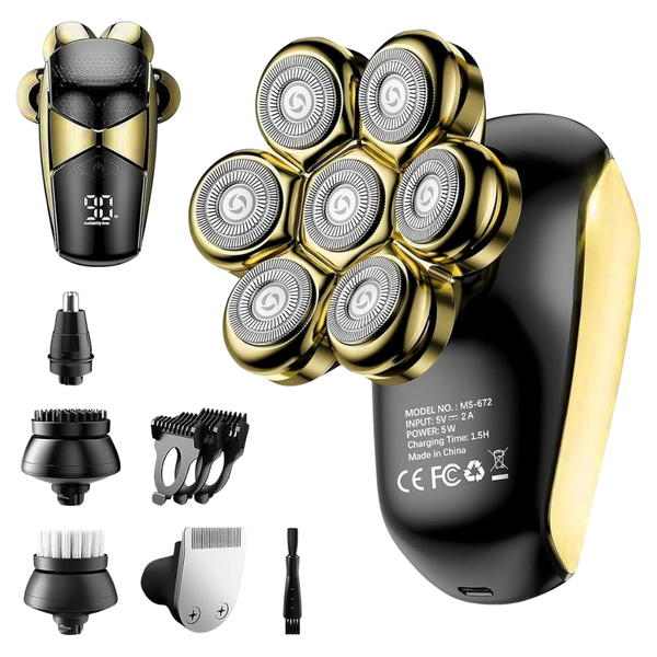 5-in-1 Mens Waterproof Electric Grooming Kit (3 Colors)