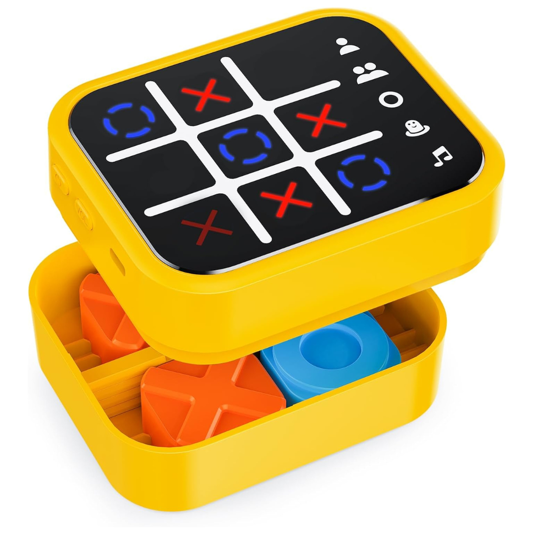 Niufuntek Rechargeable Tic Tac Toe Game Box (Yellow Or Green)