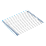 Seropy 17.5" x 11.8" Roll Up Dish Drying Rack
