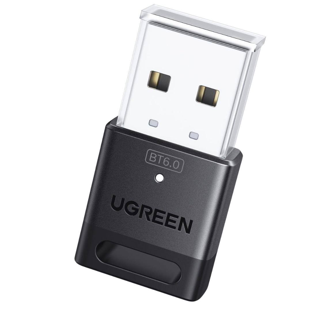 UGREEN Plug & Play USB Bluetooth 6.0 Adapter Dongle Receiver For PC