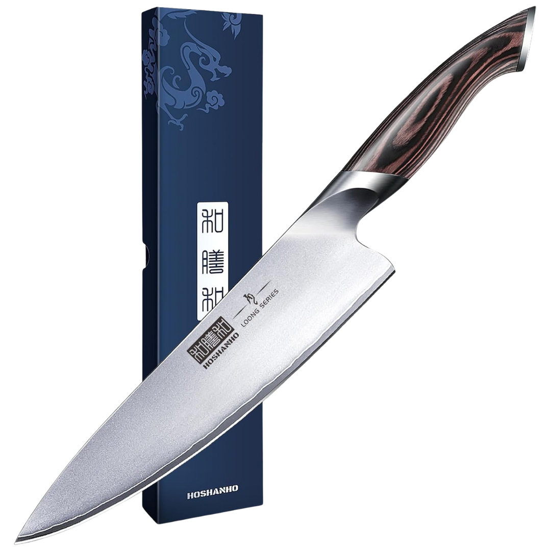 8" High Carbon Steel Non Slip Ultra Sharp Kitchen Knife