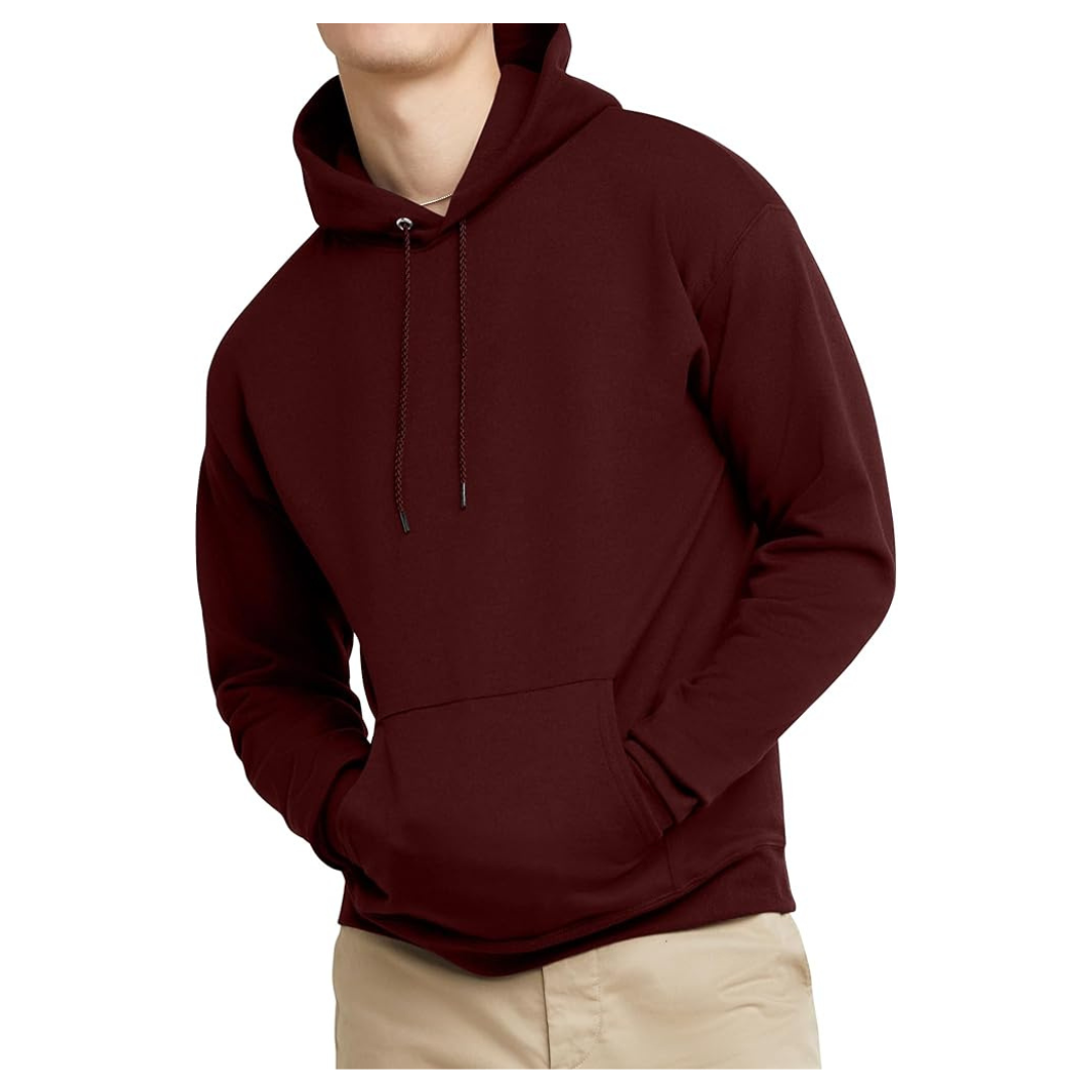 Hanes Men's Midweight Fleece Pullover EcoSmart Hoodie