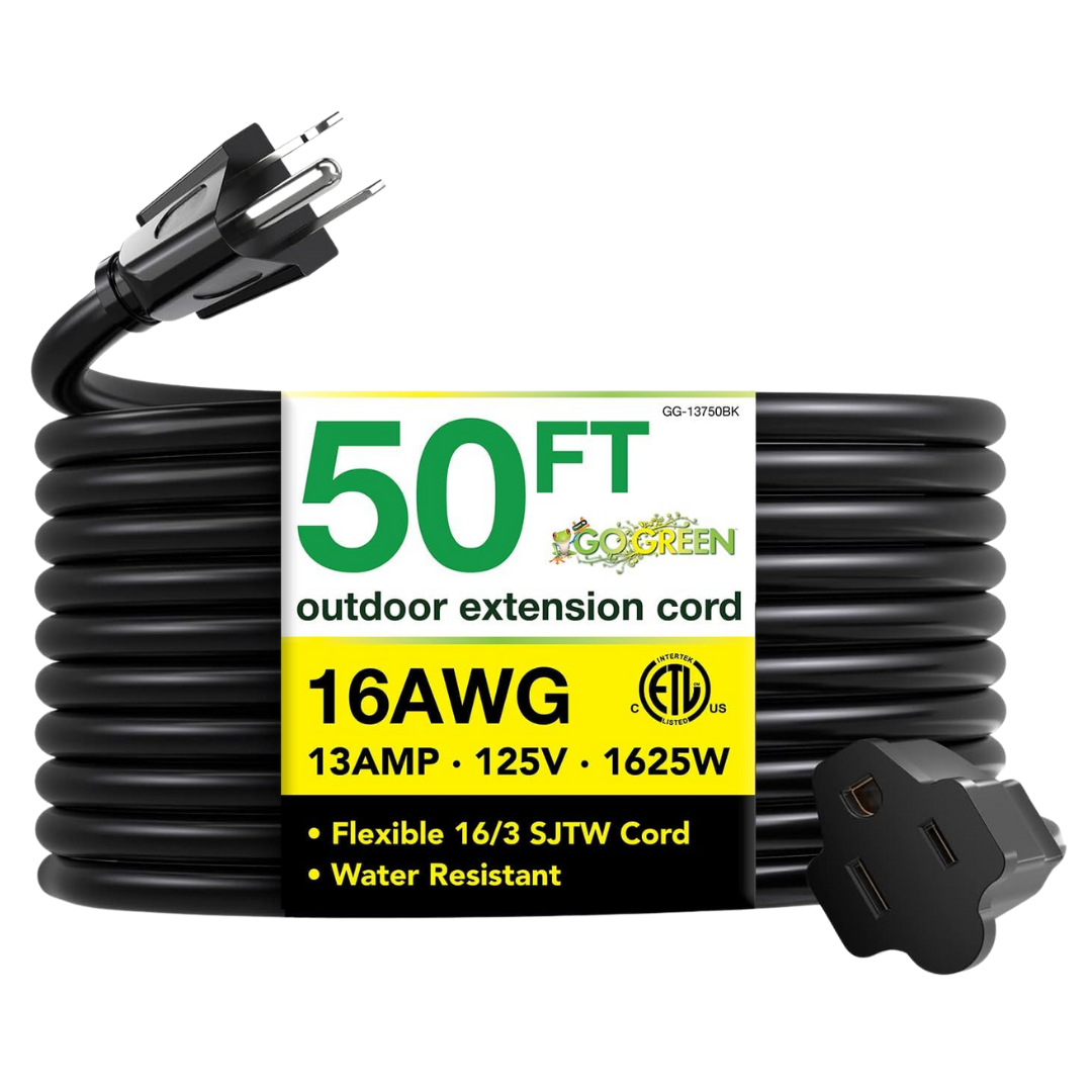 50ft Heavy Duty Outdoor Extension Cord