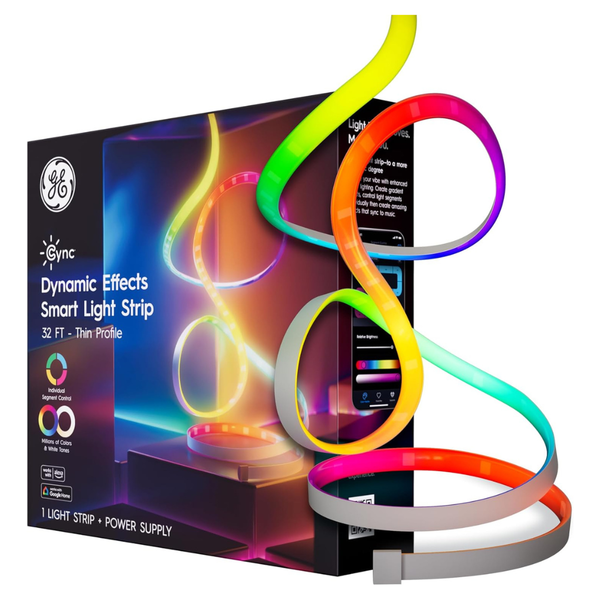 32-Foot GE Cync Dynamic Effects Indoor Smart LED Light Strip