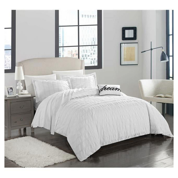 4-Piece Chic Home King Size DS3115 Amarillo Duvet Cover Set