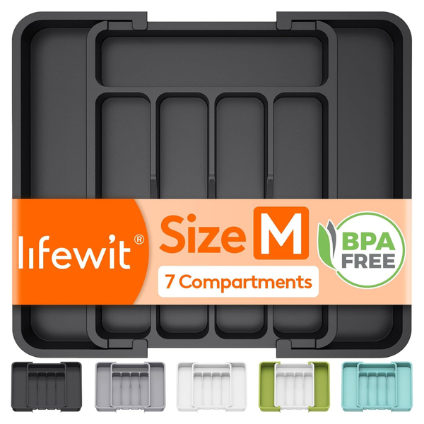 Lifewit Expandable Kitchen Drawer Organizer