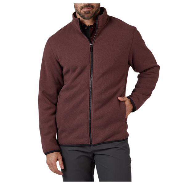 32 Degrees Men's Cloud Fleece Sherpa-lined Full Zip Jacket