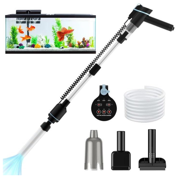 24W Electric Aquarium Vacuum Gravel Cleaner
