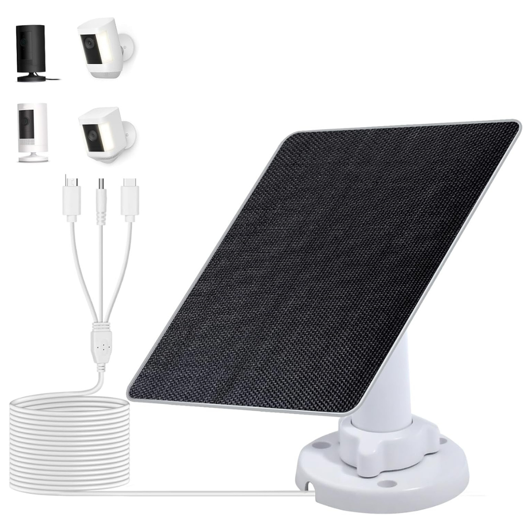 Eco-Worthy 5W Solar Charger For Ring Camera