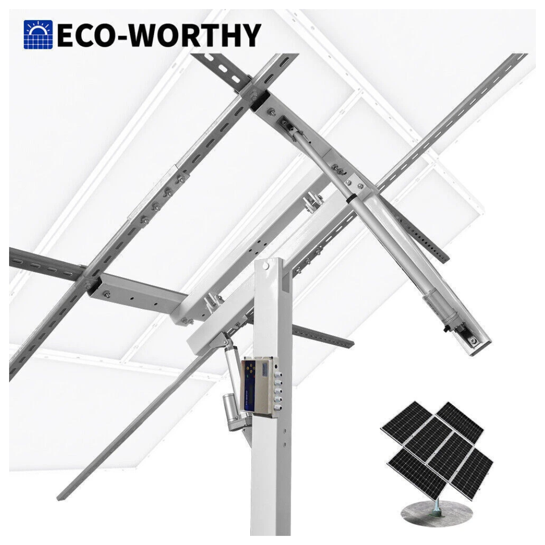 Eco-worthy Tracking System Dual Axis Solar Panel Kit W/Tracker Controller