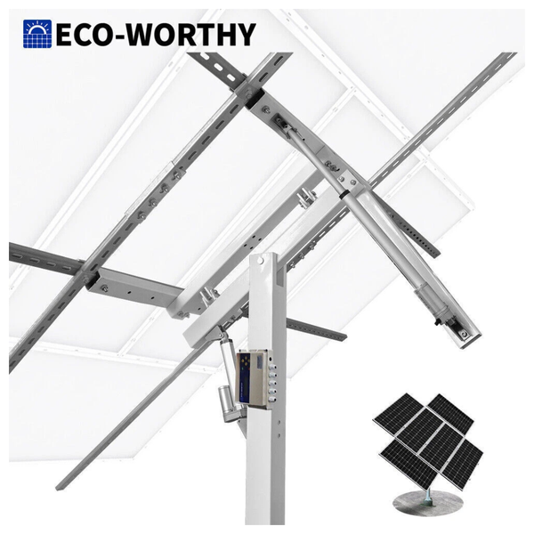 Eco-worthy Tracking System Dual Axis Solar Panel Kit W/Tracker Controller