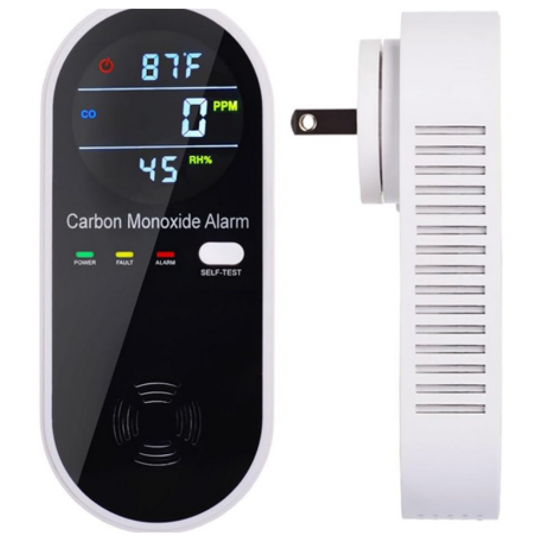 3-In-1 Carbon Monoxide Detector Plug In Wall