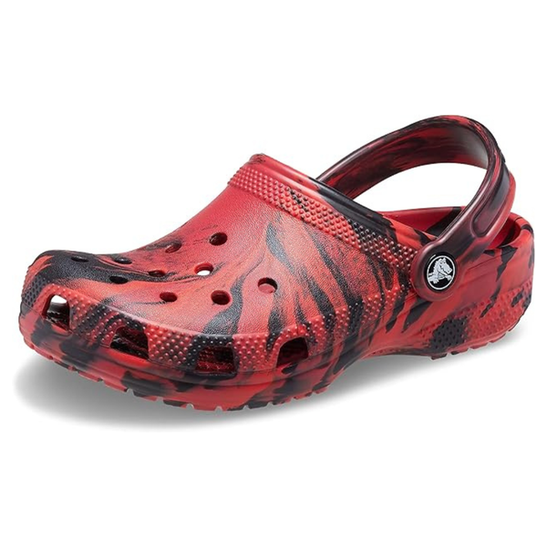 Crocs Kids Classic Marbled Tie-Dye Clog Sneakers