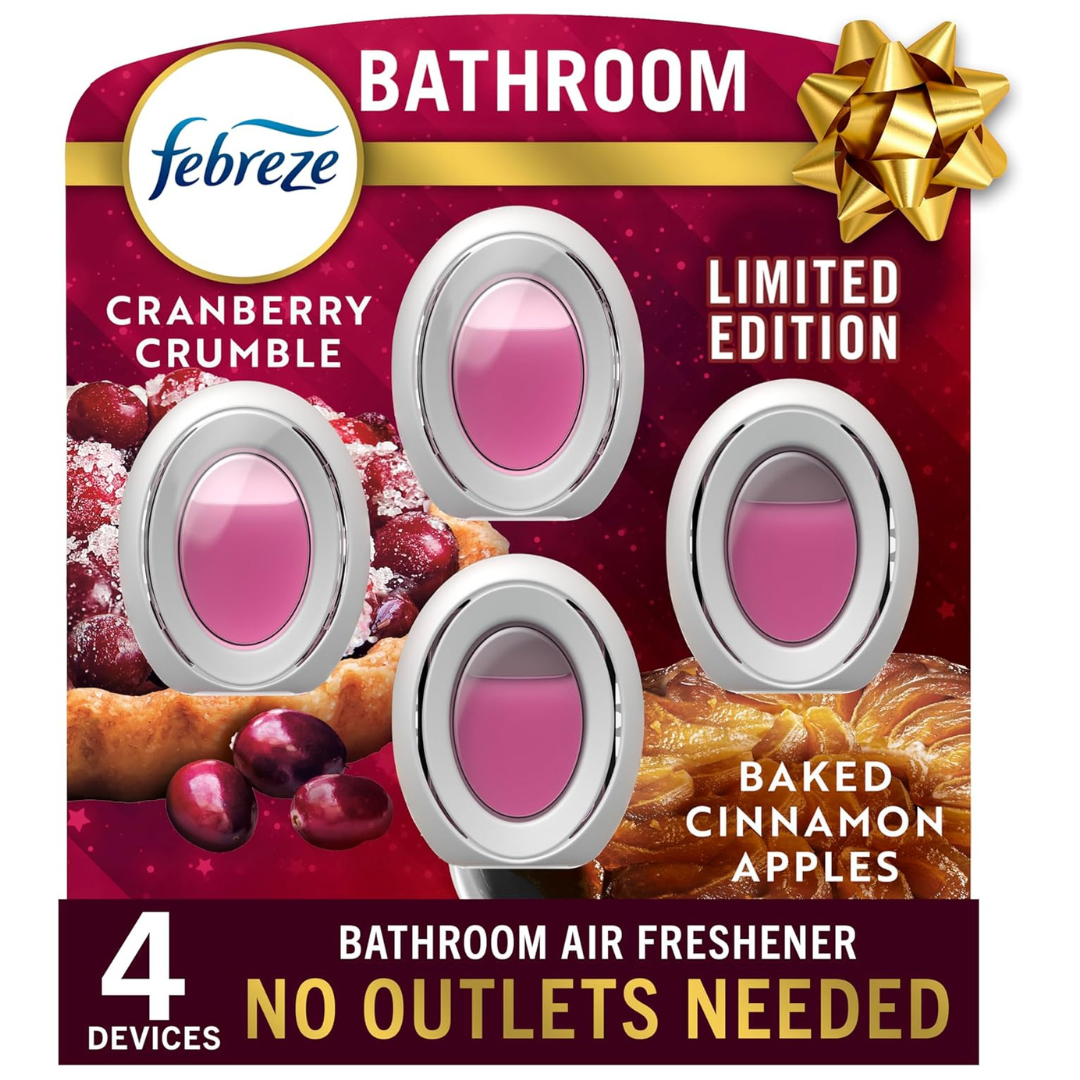 4-Count Odor-Fighting Air Freshener Plug-In Alternative