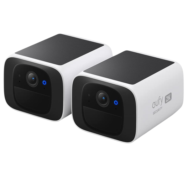 2-Pack Eufy S220 SoloCam Wireless Camera With 2K Video & Solar Recharge