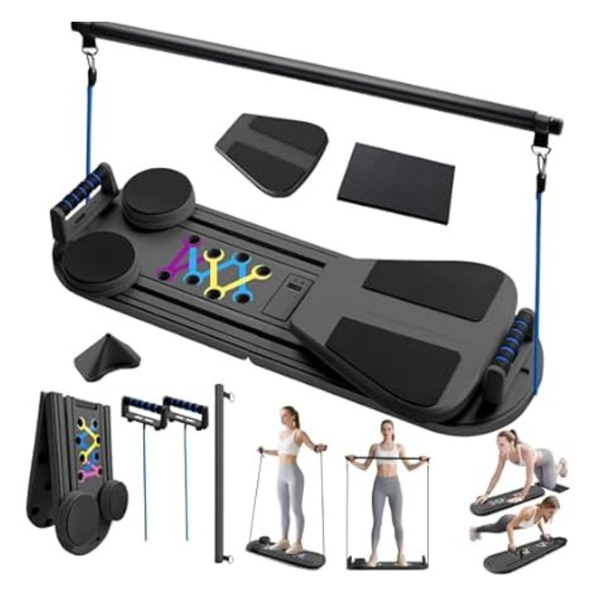 Jingsurn 6-In-1 Portable Ab Board Exercise Machine Set