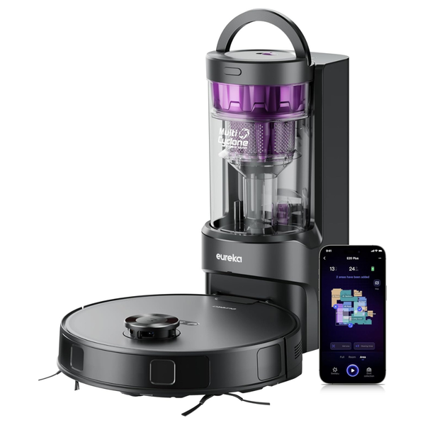 Eureka E20 Plus Robot Vacuum With Bagless Self Emptying Station