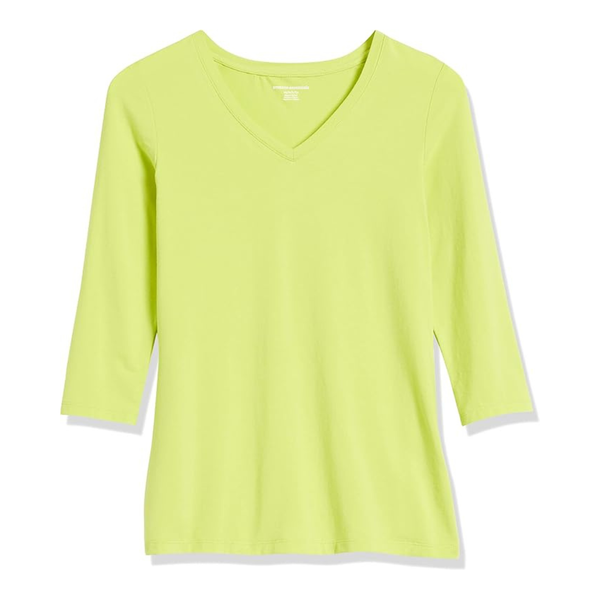 Amazon Essentials Womens Regular-Fit V-Neck Tee