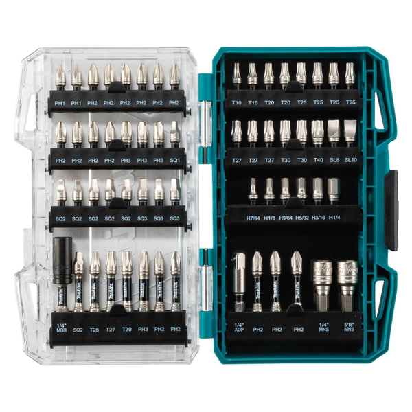 60-Piece Makita E-01644 Impact XPS Impact Bit Set