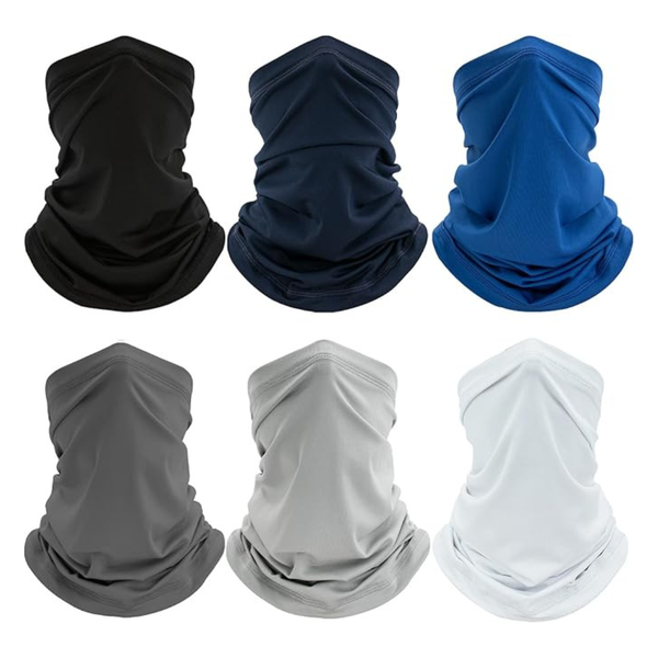 6-Pack Arsvetu UV Protection Cooling Breathable Neck Gaiter
