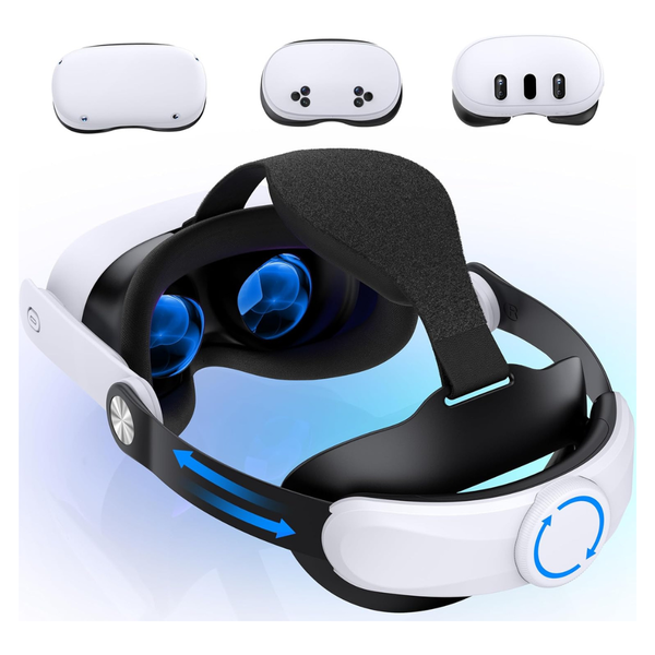 Head Strap For Meta Quest With 360 Deg Comfort Fit
