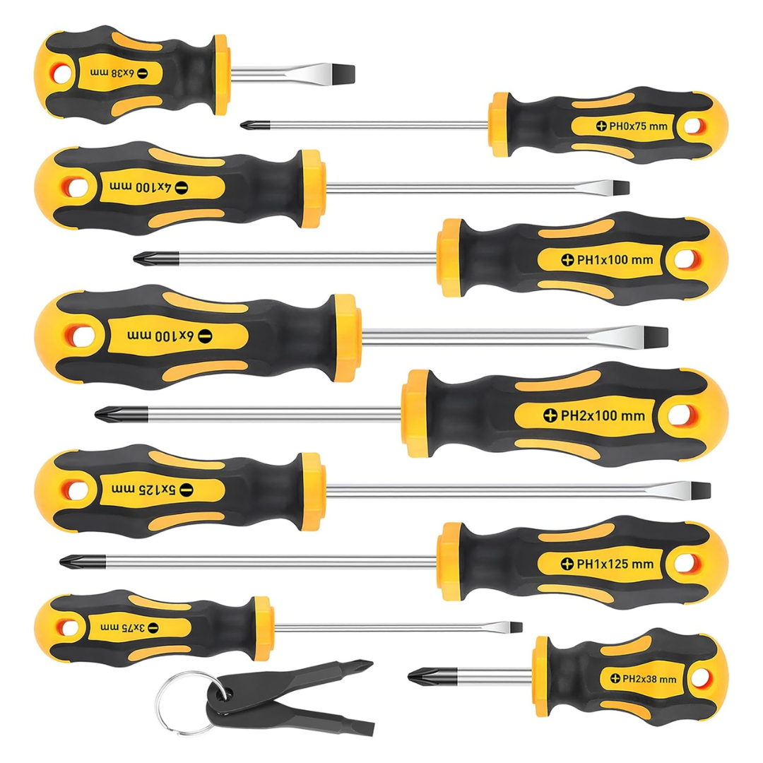 10-Piece Amartisan Magnetic Screwdrivers Set