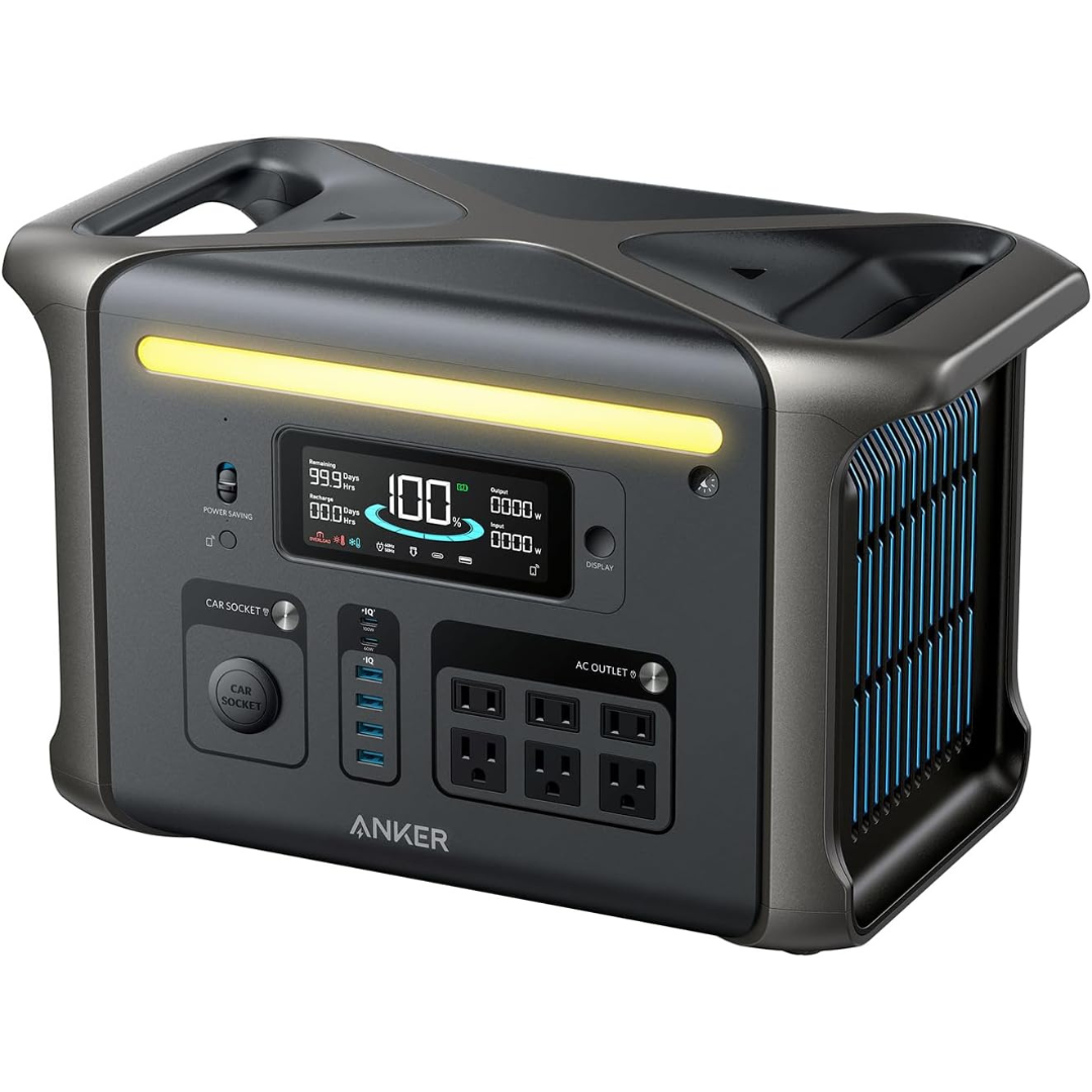 Anker Solix F1500 Portable Power Station 1800W Solar Generator