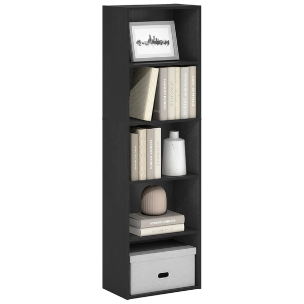 Furinno Luder 5-Tire Heavy Duty Freestanding Book Shelf