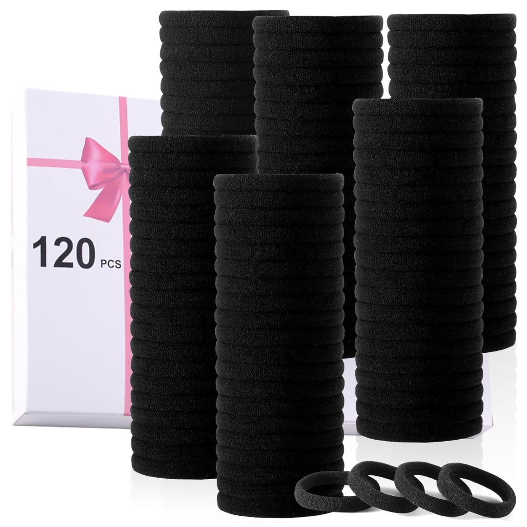 120-Piece Women's Elastic Hair Ties (Various)