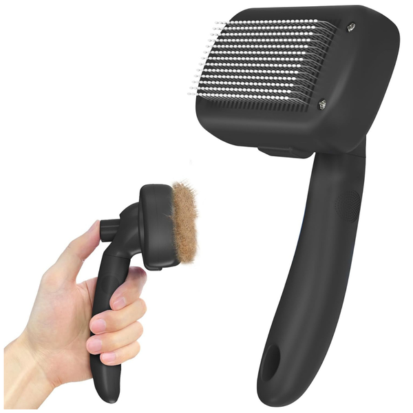 Skin-Friendly Self-Cleaning Pet Brush