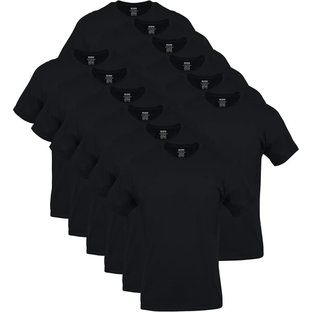 12 Pack Gildan Men's Crew T-Shirts