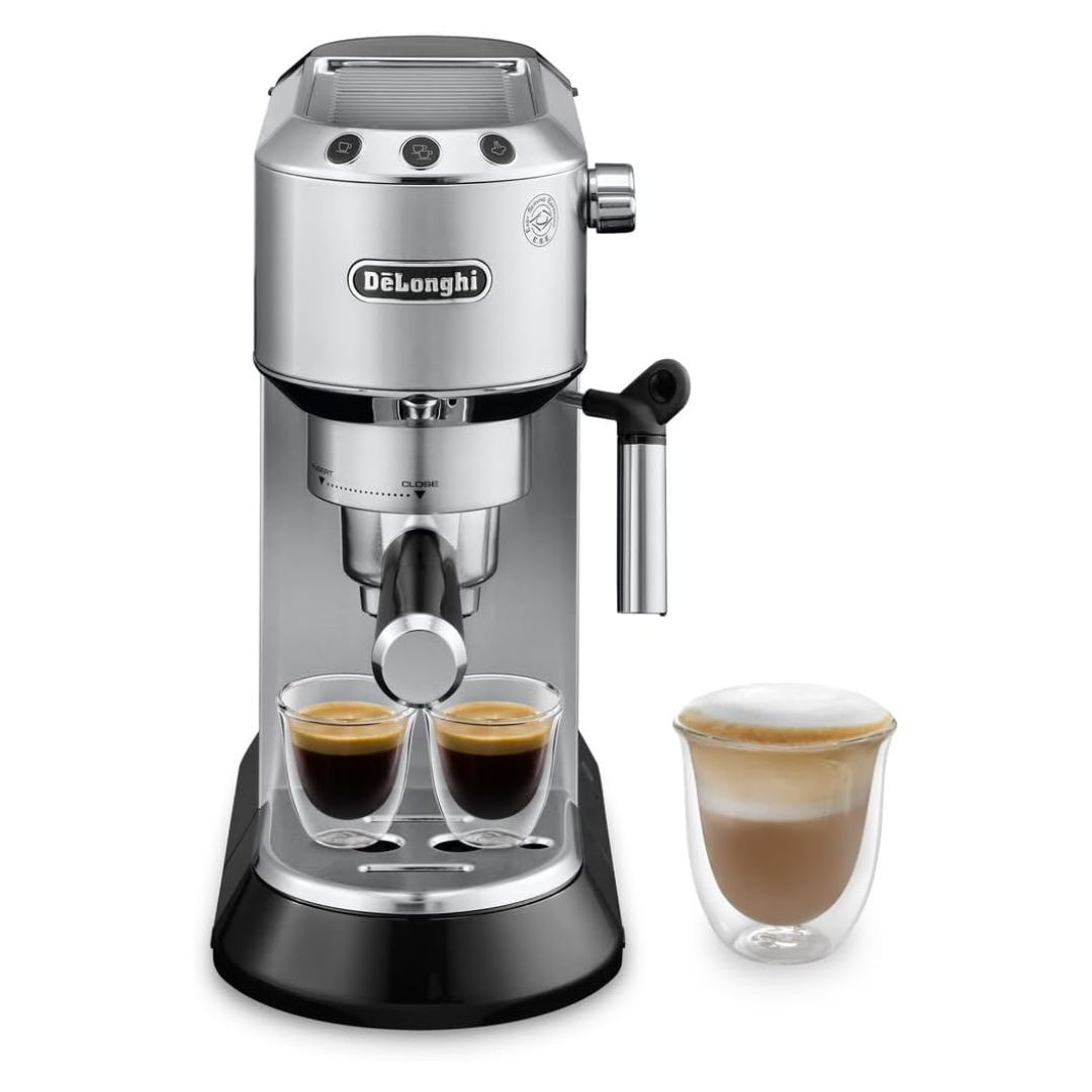 De'Longhi Dedica EC680 15-Bar Espresso & Cappuccino Machine W/Milk Frother