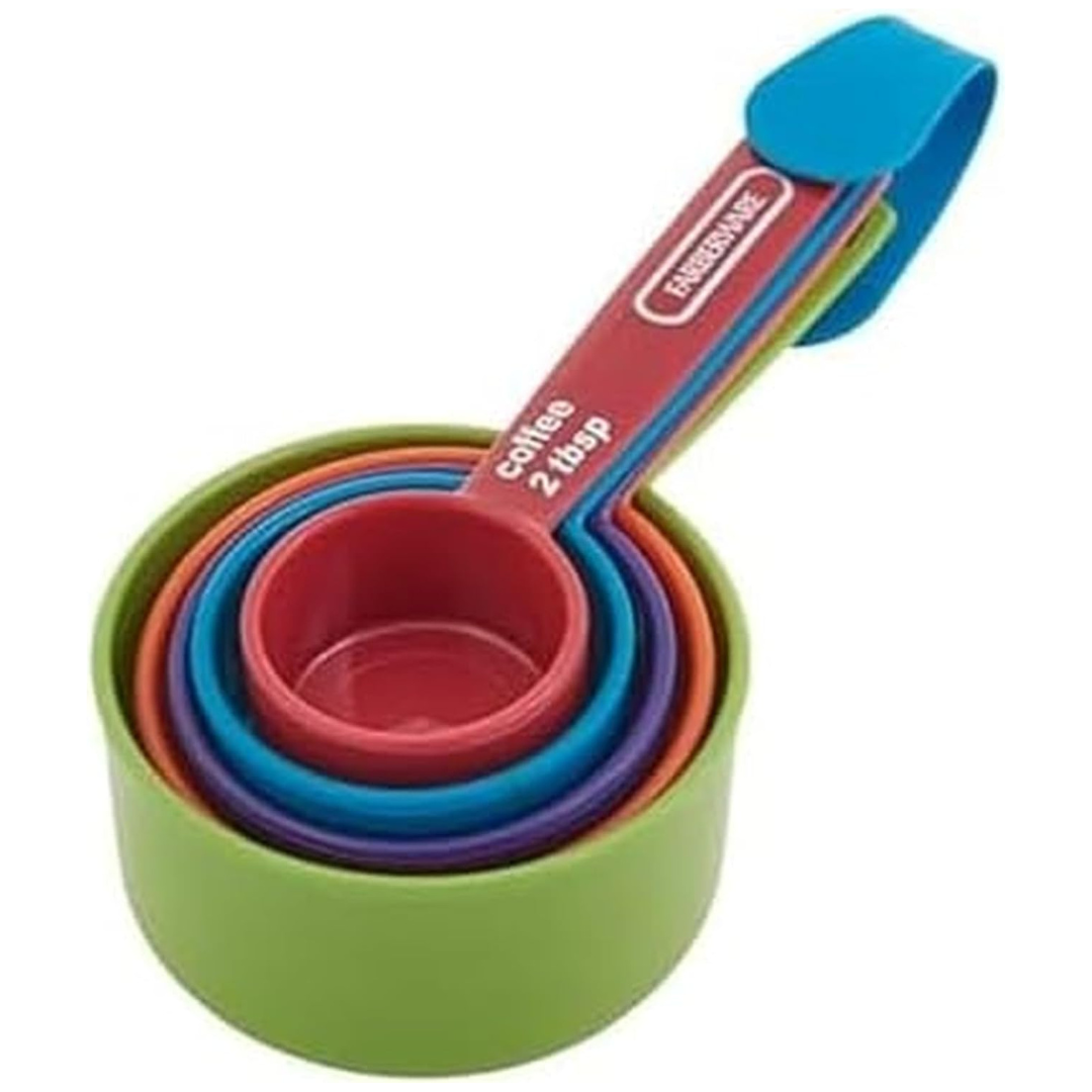 5-Pack Farberware Measuring Cup Set With Coffee Scoop