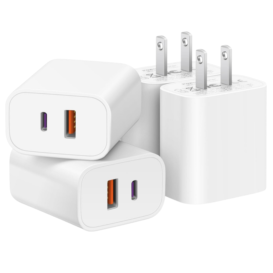 4-Pack USB C Multiport Adpater Charger Block
