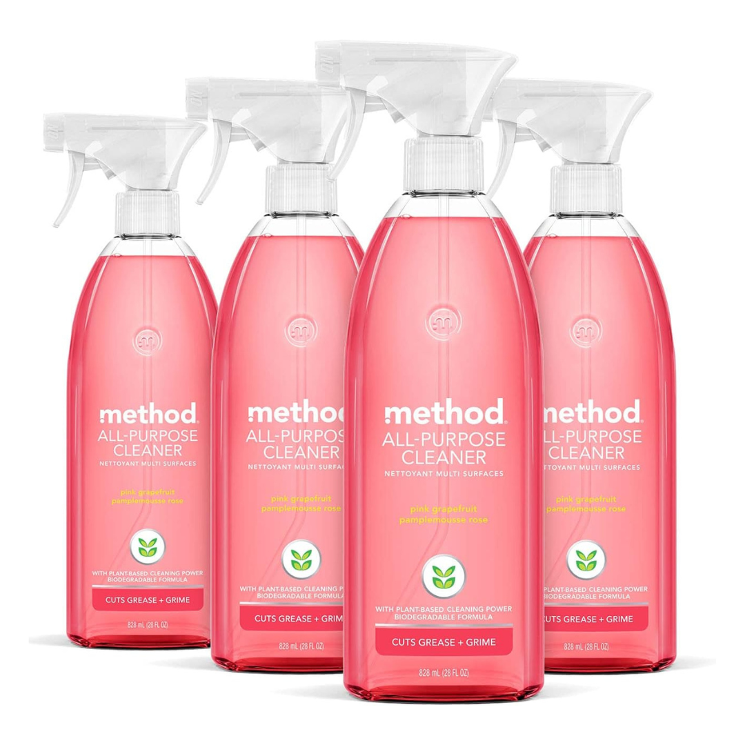 4-Pack 28 oz Method All-Purpose 28oz Cleaner Spray Bottles